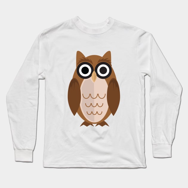 The Wise Owl Long Sleeve T-Shirt by adamzworld